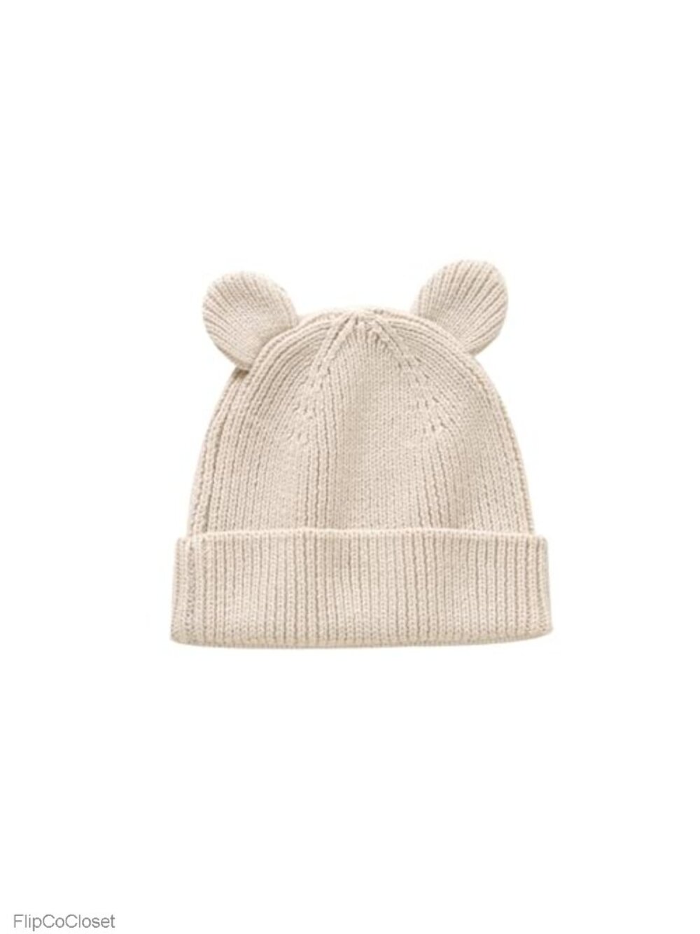Cotton Baby Beanie Bear Ear Knit Winter Hat Toddler Infant Boys Girls Warm